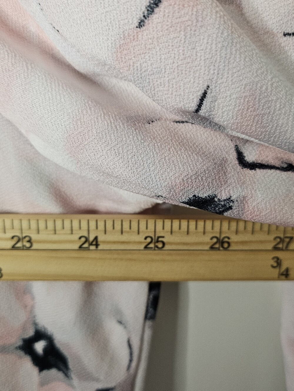 Kasper Floral Watercolor Open Front Cardigan Lightweight Blush Pink Plus Size 1X - Picture 9 of 11